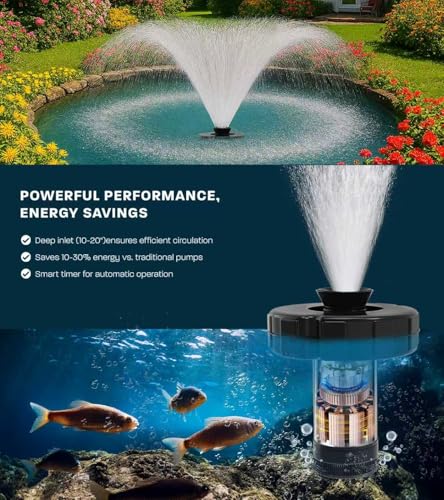 15000 GPH Pond Fountain Aerator