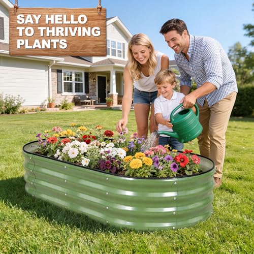 Galvanized Raised Garden Bed Outdoor
