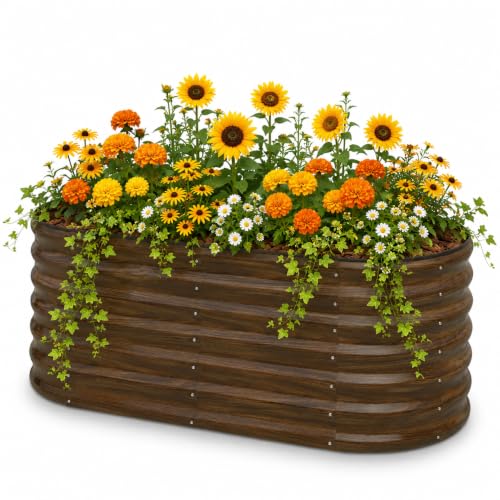 Galvanized Steel Raised Garden Bed Kit