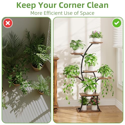 Indoor Plant Stand with Grow Light