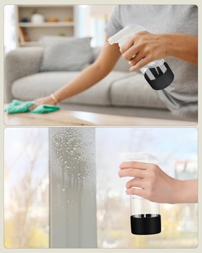 Glass Spray Bottles 8 oz (2 Count)