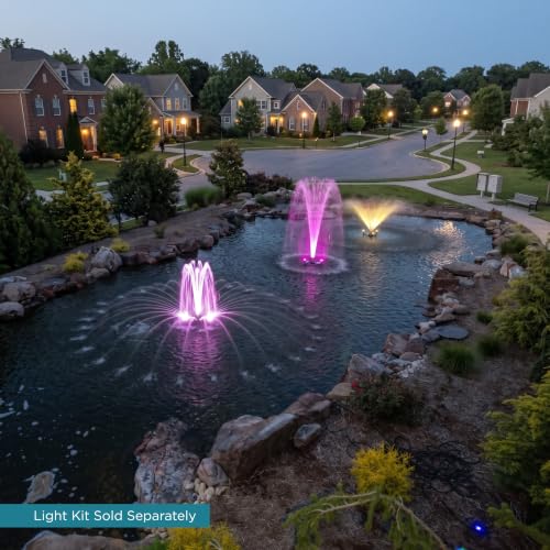 1.5 HP Floating Fountain & Aerator for Ponds and Lakes with 200 ft Cord