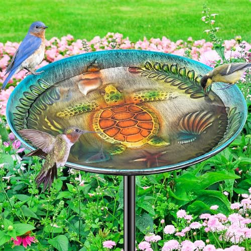 Metal Bird Bath for Outside