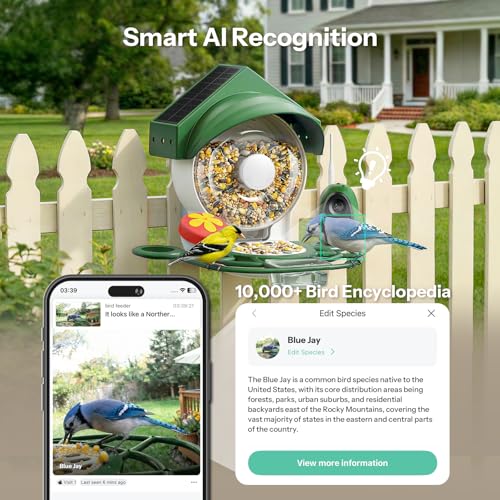 Smart Bird Feeder with Camera (52.96 Ounce)