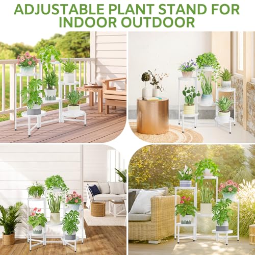 6 Tier Large Plant Stand Indoor Outdoor