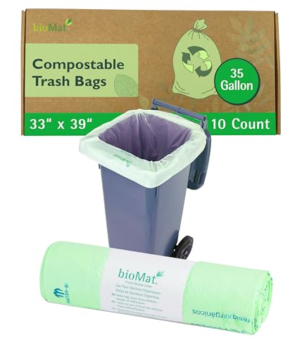 33 35 Gallon Compostable Food Scrap Bags (10 Count)