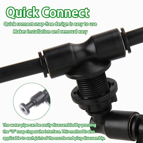 2 Pack Reptile Mister Nozzles (Single Nozzle*2 / Adjustable Focus)