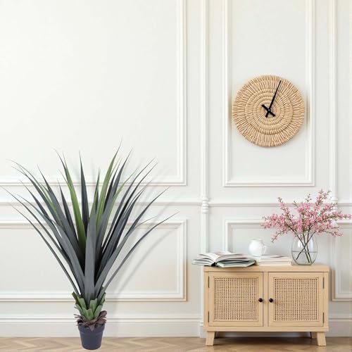 44inch Artificial Agave Plant Potted Plants Fake Agave Plant for Home Office Garden Indoor Outdoor Decoration