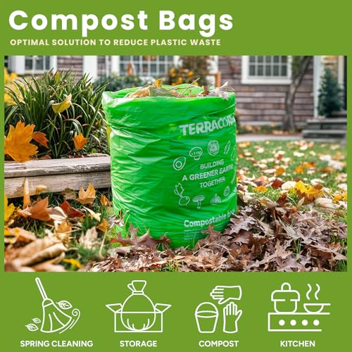 13 Gallon Compostable Trash Bags (50 Count)