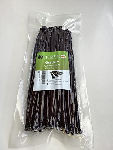 25 Vanilla Beans Grade A Tahitian for Extract (25 Count (Pack of 1))
