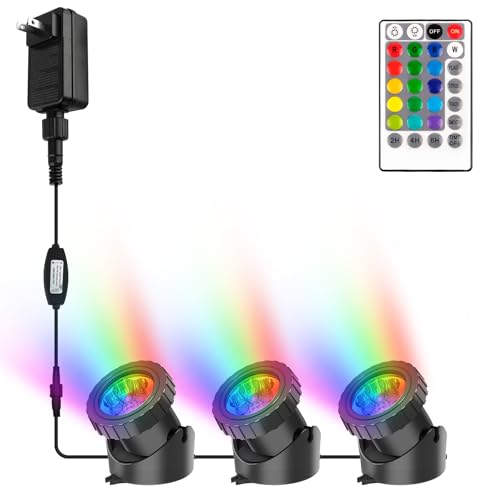 RGB Pond Lights with Timer (RGB-3 lamp)