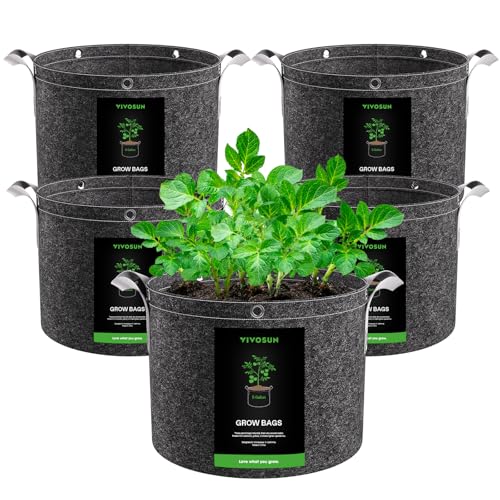 5 Pack 5 Gallon Grow Bags (5 Count)