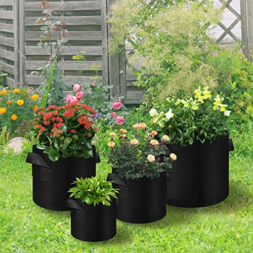 200 Pack 7 Gallon Fabric Grow Bags (200 Count)