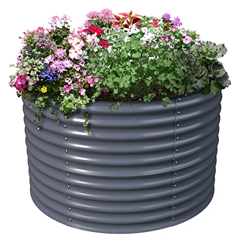 32" Tall Metal Raised Garden Bed