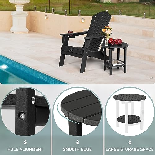 Outdoor Adirondack Side Table Set of 2