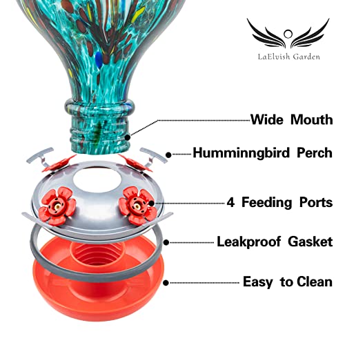 2 Packs Hummingbird Feeder for Outdoors Hanging Ant and Bee Proof (2 Count)