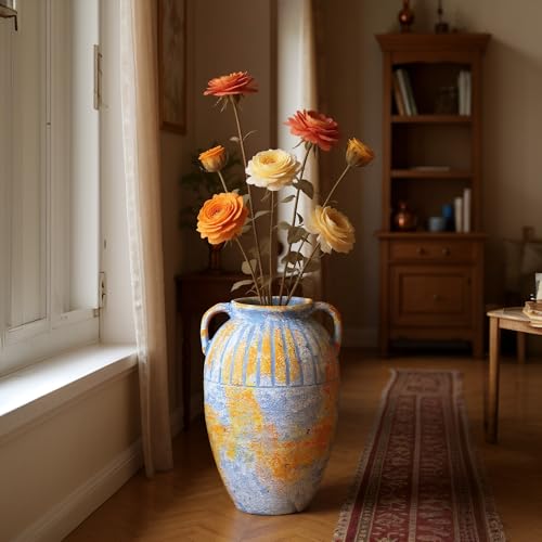 13 Inch Handcrafted Retro Ceramic Table Vase (B&o / 13 inches)