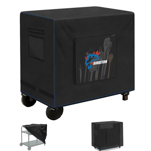 600D Outdoor Bar Cart Cover for 30" Portable Outdoor Table