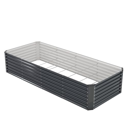8x2x2FT Galvanized Raised Garden Bed