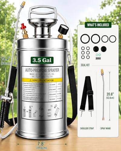 3.5 Gallon Stainless Steel Sprayer