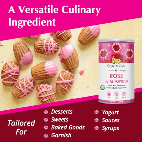 Rose Petals Powder (7 Ounce (Pack of 1))