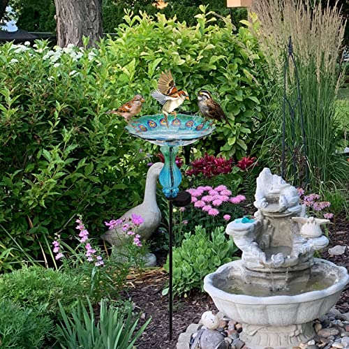 Peacock Bird Bath for Outdoor