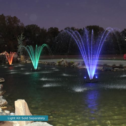 3 4 HP Floating Fountain & Aerator for Ponds and Lakes with 200 ft Cord