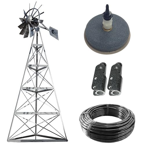 AWS0011 12 Foot Windmill Pond Aerator