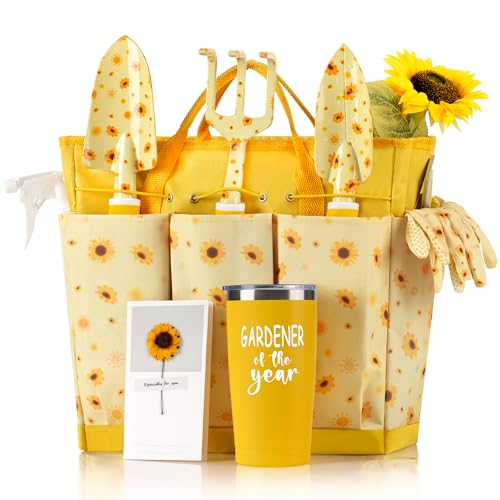 Garden Tool Set with Sunflower Print