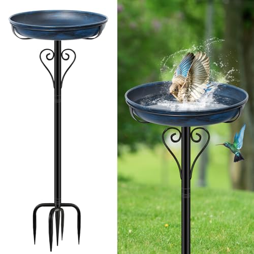 Metal Bird Bath for Outside