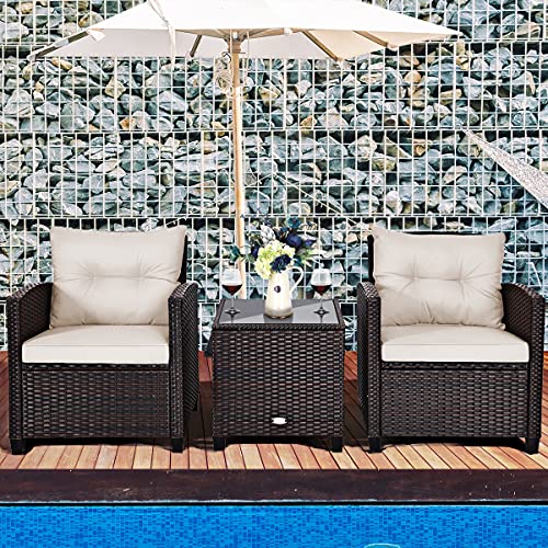 3 Pieces Patio Furniture Set (3 Count)