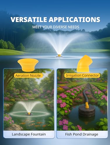 Pond Fountain Aerator Pump with Timer