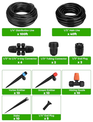 Drip Irrigation System (140 FT)