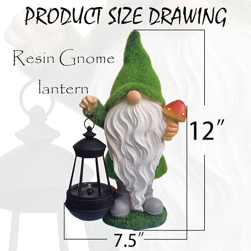 Gnomes Solar Garden Statues