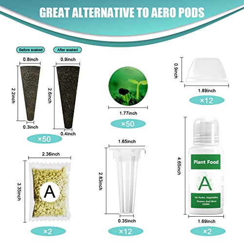 128 pcs Seed Pod Kit for Aerogarden
