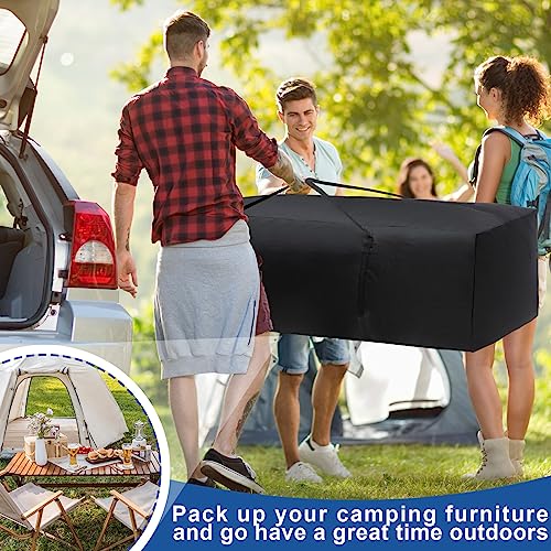 2 Pcs Patio Cushion Storage Bags Waterproof (2 Count)