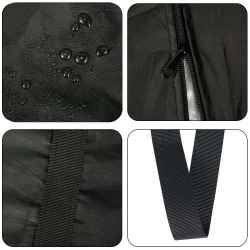 Patio Cushion Storage Bag 68 Inch Extra Large Waterproof Outdoor Pillow Storage Cover for Garden Furniture Cushions Protection Water Resistant