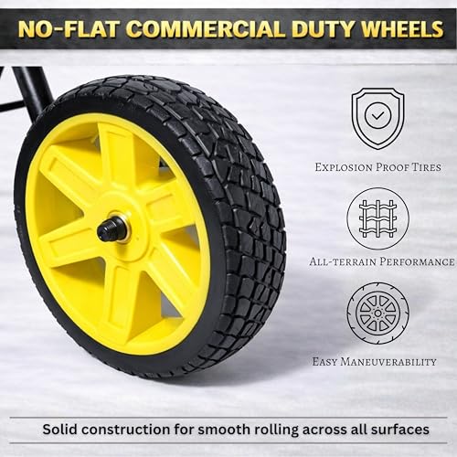 2 Wheel Garden Hose Reel Cart