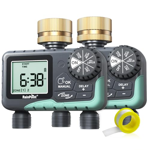 Sprinkler Timer for Garden Hose (Brass)