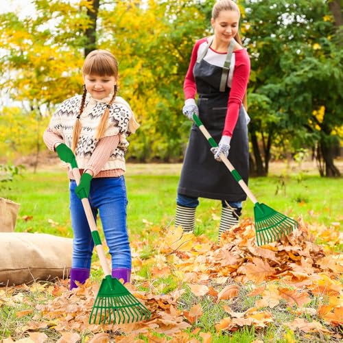 2 Pcs 35'' Kids Rakes for Leaves