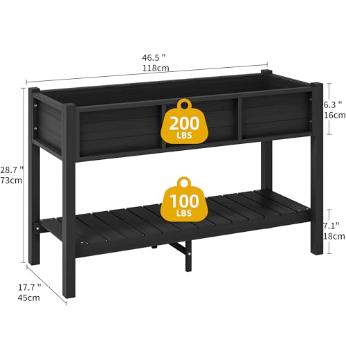 48x18x30in Raised Garden Bed Kit