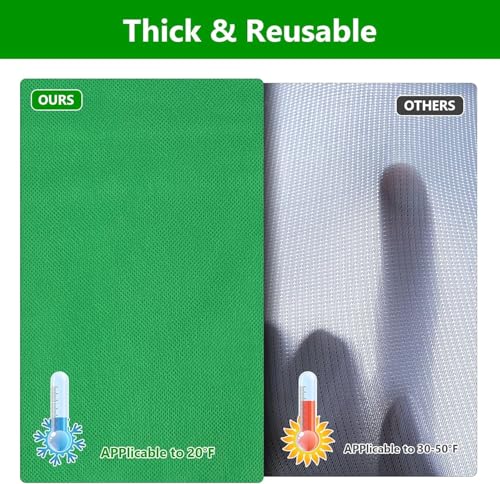 2 Pack 120"x120" Plant Covers with Zipper and Drawstring (2 Pack 120"x120")