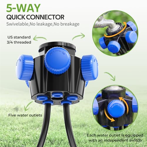 50FT Drip Irrigation Kit for Small Gardens