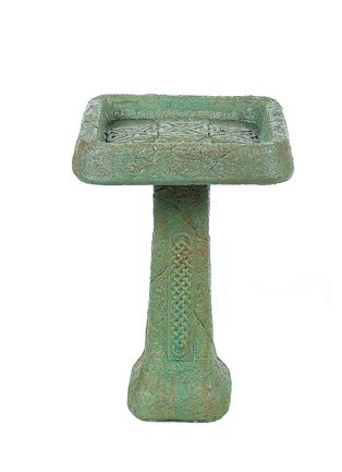 Solid Rock Stoneworks Celtic Birdbath