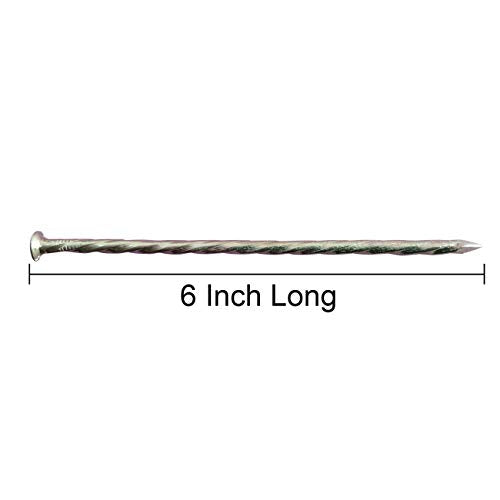70 Pack 6"Artificial Turf Nails Garden Stakes Galvanized Landscaping Spikes (70 Pack 6inch)