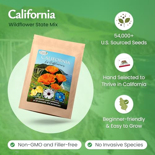 California Wildflower Seed Mix (54000 Count)