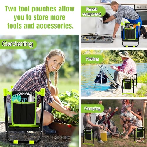 10.9in Wide Foldable Garden Kneeler and Seat