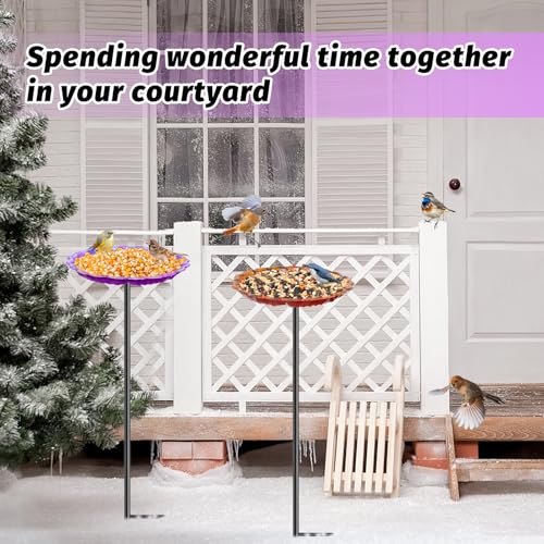 2PCS Hummingbird Bird Bath for Outside (2 Count)