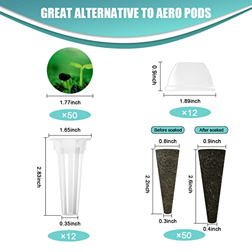 124 pcs Seed Pod Kit for Aerogarden