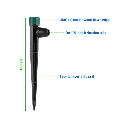 50PC Anti Drop Drip Irrigation Emitters for 1 (50 Count)